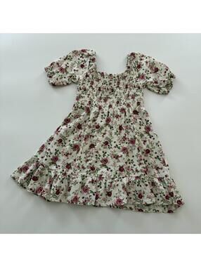4t Smocked Floral Dress